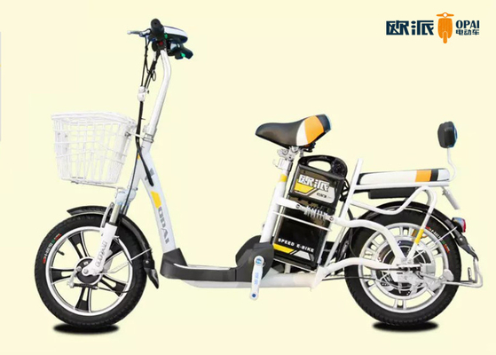 바구니를 가진 발동기 달린 자전거 전기 자전거, 성인을 위한 전기 스쿠터 자전거