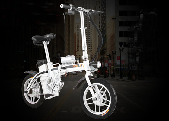 250 와트 성숙한 전기 자전거, 하나를 가진 작은 접을 수 있는 전기 자전거 - 단추 폴딩